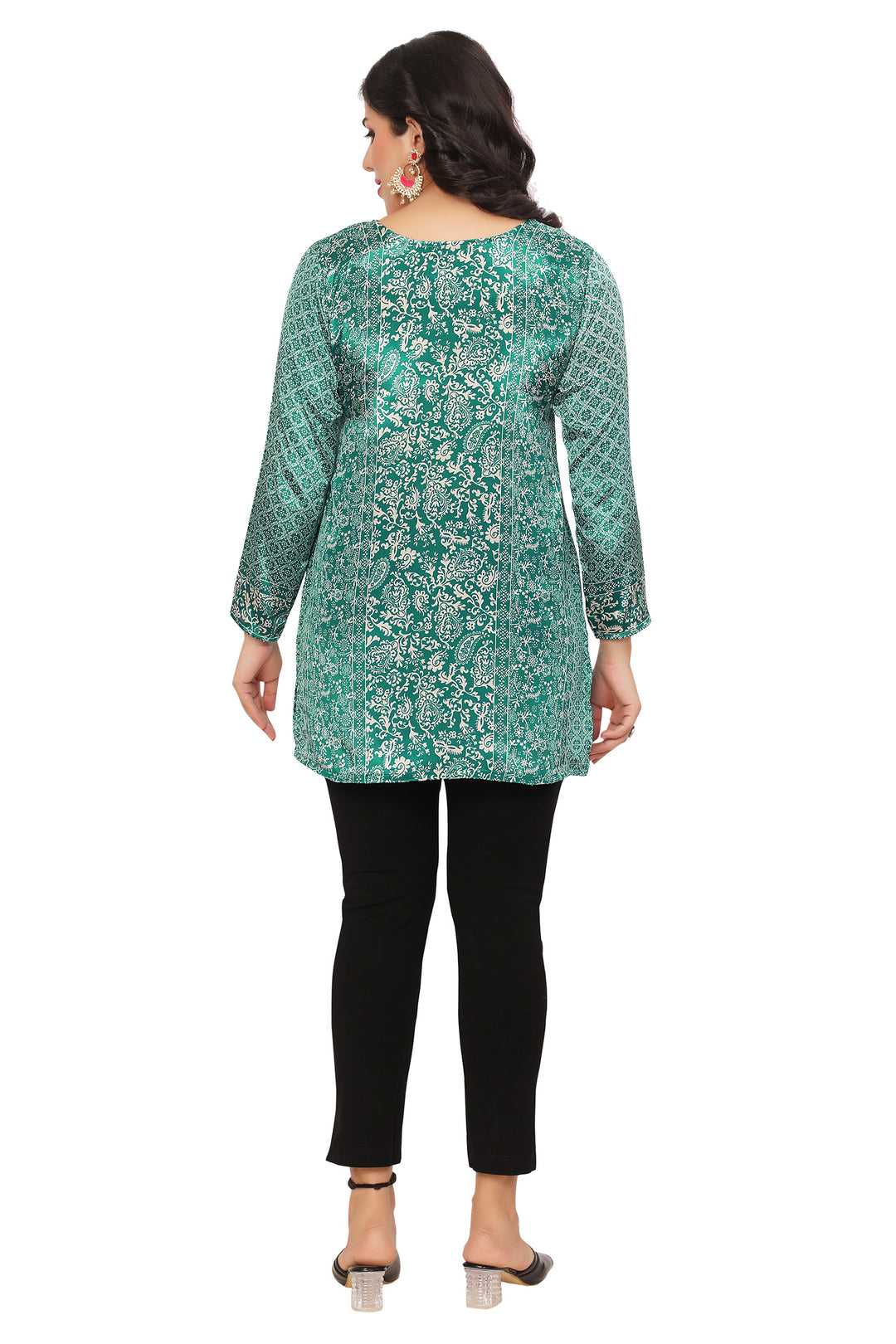 Green kurti for party wear