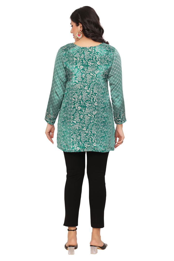 Green kurti for party wear