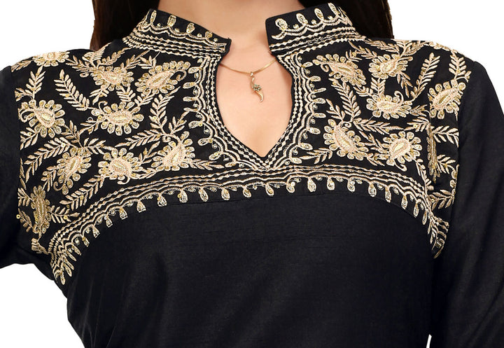 Black kurti for wedding guest
