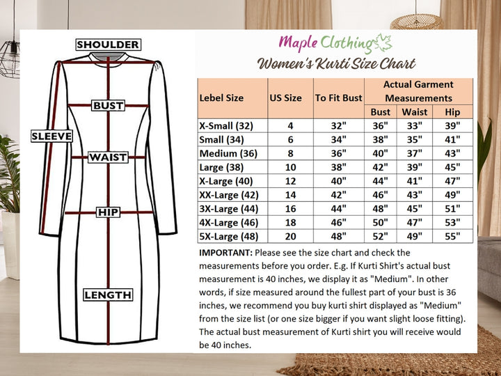 Aqua Blue kurta for women