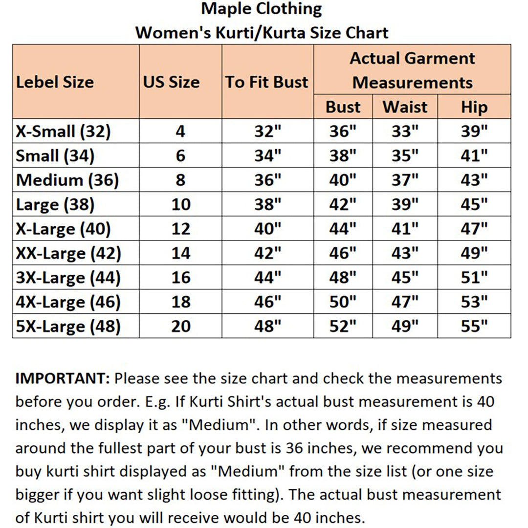 Brown kurta for women
