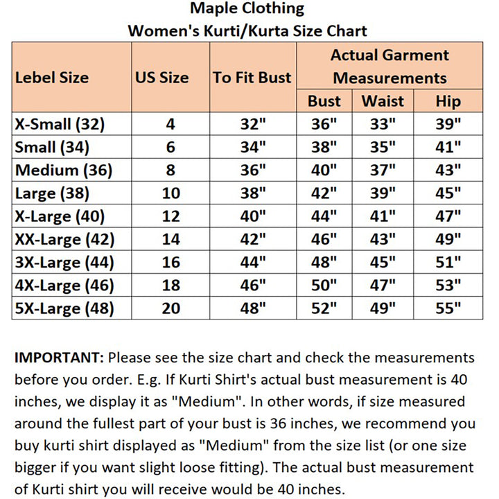 Brown kurta for women