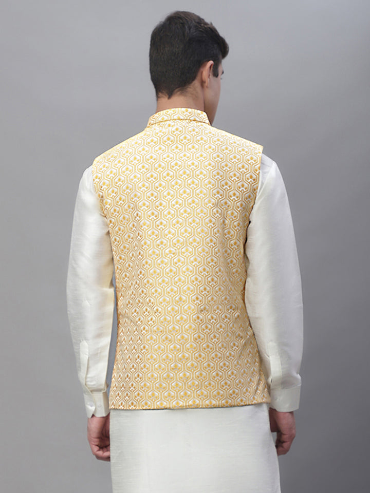 Gold Indian Waistcoat for men