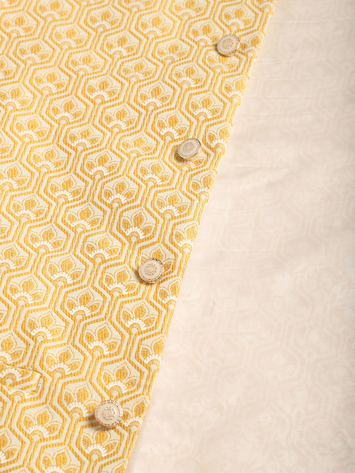 Gold Indian Waistcoat for Men