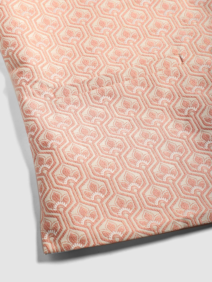 Peach Indian Waistcoat for Men