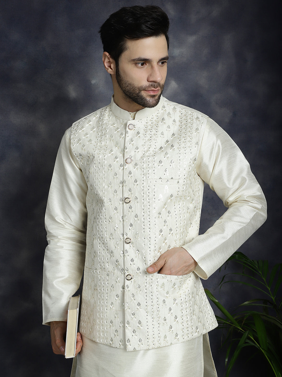 Off-White Nehru Jacket for men