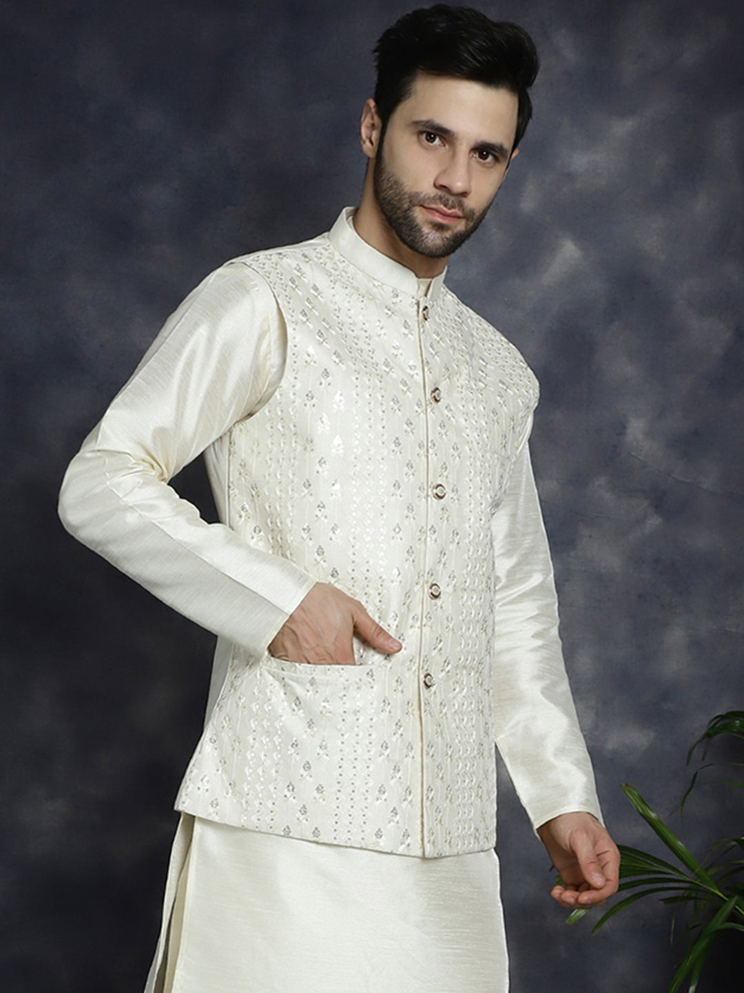 Off-White Nehru Jacket for men