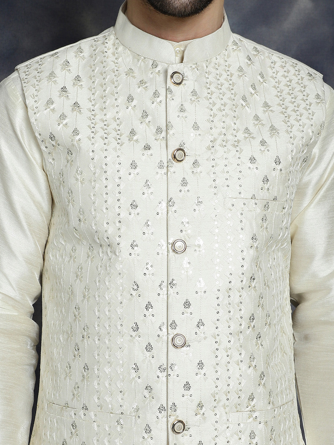 Off-White Nehru Jacket for Men