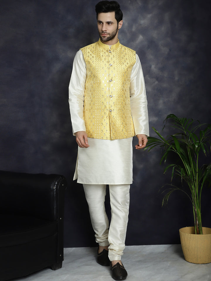 Yellow Modi Jacket for men