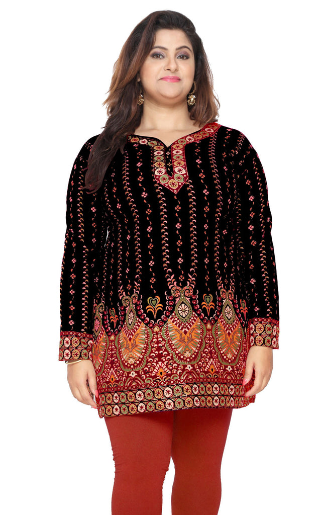 India Tunic Top Kurti Womens Printed Plus Size Indian Clothes